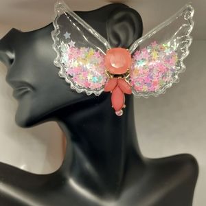 Gem Angel Wing Earrings